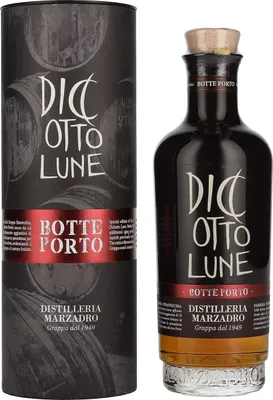 Image de Marzadro DICIOTTO Lune Botte Porto 42% Vol. 0,5l en boîte cadeau