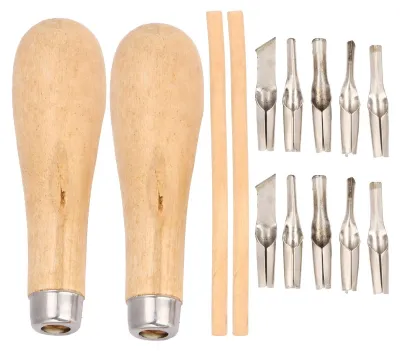 Image de Omgoods - Ensemble de couteaux à bois pour projets créatifs