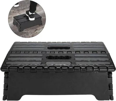 Produktbild von Famanu Klappbare Halbstufen-Antirutsch-Hocker - Ideal für Senioren und Schwangere