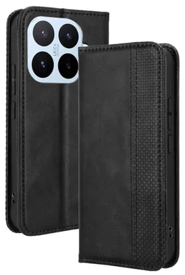 Produktbild von Coverup Vintage Style Klapphülle - Xiaomi 17T Hülle - Schwarz