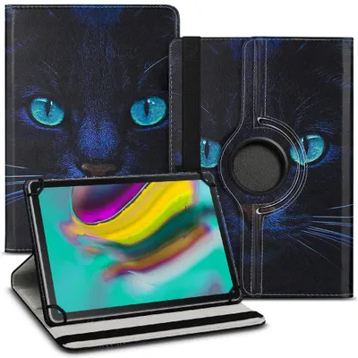 Produktbild von Tablet Hülle für Samsung Galaxy Tab S5e Tasche Schutzhülle Case Cover DrehbarFarben:Motiv 12