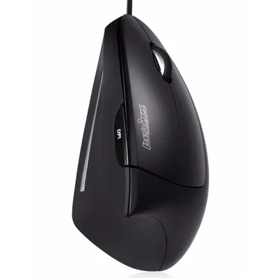 Produktbild von Perixx PERIMICE-513 N, ergonomische Maus, für Rechtshänder, vertikal, schwarz