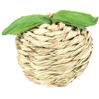 Produktbild von Natürlicher Wicker Orange: Pfotenspielzeug für große & mittlere Papageien
