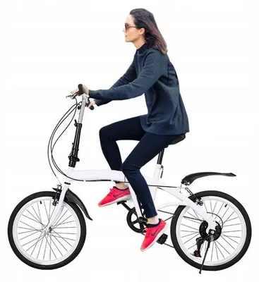 Image de Rameur pliable 20 pouces, blanc