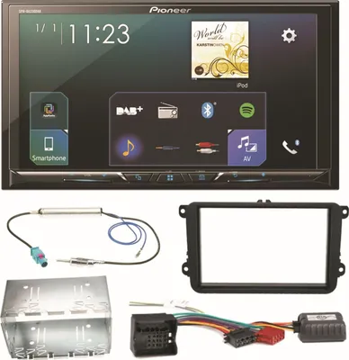 Produktbild von Pioneer SPH-DA230DAB Bluetooth USB Einbauset für Beetle Jetta Sharan Tiguan T5