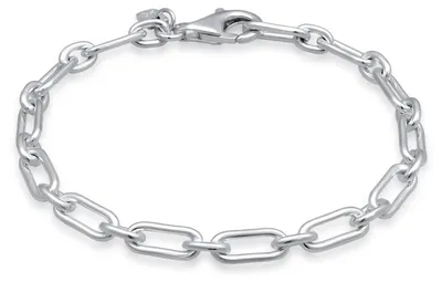 Produktbild von Herren Gliederarmband aus 925 Sterling Silber mit Karabinerverschluss