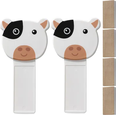 Zdjęcie produktu dla 2Pcs Cartoon Cover Lifter Humanizowany uchwyt do podnoszenia muszli klozetowej do łazienki HouseholdCow