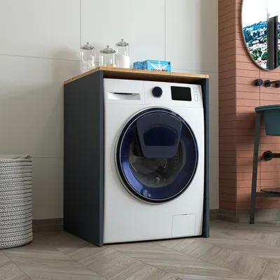 Immagine prodotto di Mobile per lavatrice Roomart ATLANTIC-IV, larghezza 65 cm, rovere antracite
