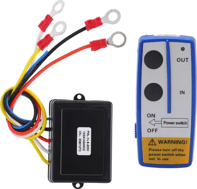 Obrázek produktu pro Univerzální sada bezdrátového dálkového ovládání navijáku s přijímačem 12V 24 V pro nákladní automobil Jeep ATV SUV Blue
