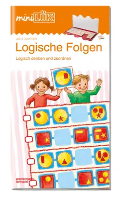 Immagine prodotto di miniLük mini Lük Logische Folgen, Lernheft, 32 Seiten, von 6 bis 8 Jahren