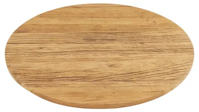 Produktbild von TREIBHOLZ | Gastro Massiv Tischplatte | Ø 80 x 2,5 cm | Eiche | Rund | Gastro Massivholzplatte, Tischplatte Treibholz