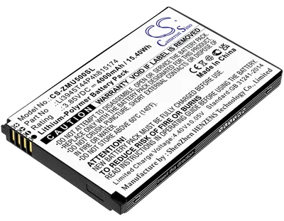 Zdjęcie produktu dla TECHTEK Bateria kompatybilny z [Telstra] 5G Wi-Fi Pro, kompatybilny z [ZTE] MU500, MU5001 5G, MU501 zastępuje Li3945T44P4h815174