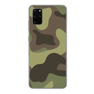 Produktbild von MuchoWow® Handyhülle Schutzhülle Hülle für Samsung Galaxy S20 Plus Illustration eines Tarnmusters Silikon Softcase Handy Hülle - Hartschale