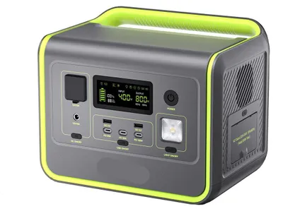 Productafbeelding van Draagbaar Energiestation - 512Wh/140400mAh Lithium-Batterij Zonnegenerator - 800W AC-Uitgang