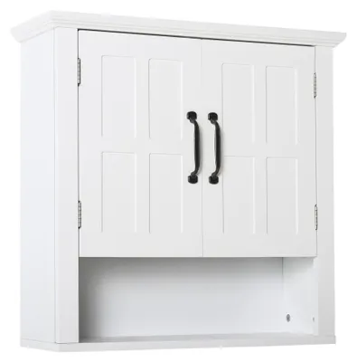 Produktbild von HOMCOM Badezimmerschrank Küchenschrank Badregal Wandschrank offene Ablage