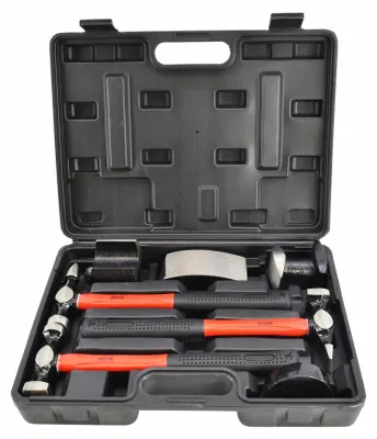 Blechhammer-Set AWTOOLS 7-teilig mit Kunststoffkoffer Black Line