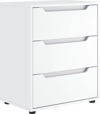 Productafbeelding van vidaXL Dressoir VISNES, wit, 60x40x73 cm, houtvezel