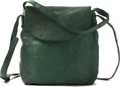Produktbild von HAROLD'S Leder Umhängetasche Schultertasche Submarine Shoulderbag Green dunkelgrün