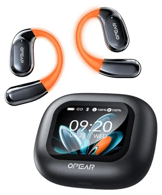 Produktbild von NE27 AI Übersetzer Kopfhörer in Echtzeit Übersetzungskopfhörer für 165 Sprachen mit LCD Touchscreen Open Ear Sprachübersetzer Kopfhörer