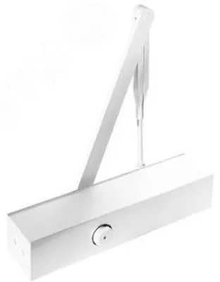Image de Ferme-porte Dorma TS 73V largeur de vantail max 1100mm taille EN 2-4 blanc sans tringlerie - 37010111