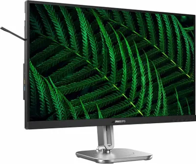Produktbild von Philips 27B2G5500 - LED-Monitor - 68.5 cm (27") - 2560 x 1440 QHD @ 100 Hz - IPS - 1500:1 - Lautsprecher - holzkohlefarben , Silber