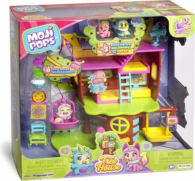 Zdjęcie produktu dla Zabawny Domek Drzewny Moji Pops – odkryj magiczny świat kreatywnej zabawy w kolorowym domku pełnym przygód!