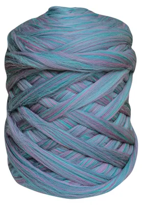 1m Filzwolle meliert Märchenwolle Merino Nassfilzen Trockenfilzen Spinnen Meterware water lily