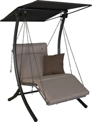 Produktbild von Hollywoodschaukel 1-Sitzer Luxus Smart sand