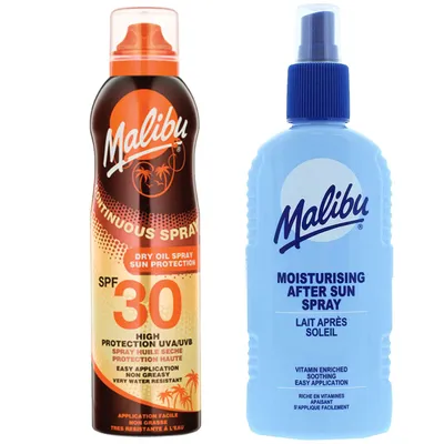Image de Malibu SPF30 Protective Balm 175ml + After Sun Spray Balm 200 ml