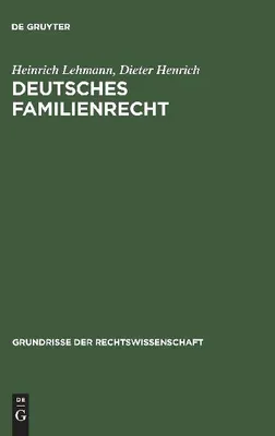 Produktbild von Deutsches Familienrecht