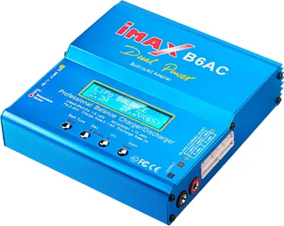 Immagine prodotto di caricabatterie equalizzatore iMAX B6AC 80W con alimentatore e sensore per Ni-Cd/Ni-Mh/Li-Po e altro ancora