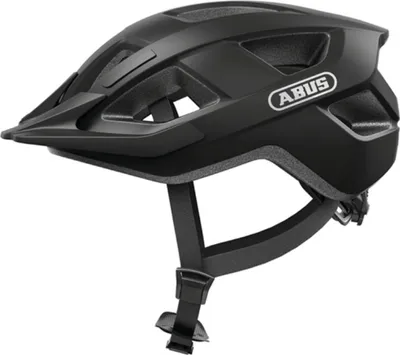 Zdjęcie produktu dla Kask rowerowy ABUS Aduro 3.0 LED - sportowy kask miejski o stylowym designie do codziennych i sportowych wycieczek - z tylnym światłem - dla mężczyzn i kobiet - czarny, rozmiar M (52-58 cm)