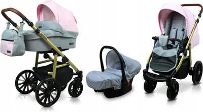 Immagine prodotto di BabyLux® Aspero | Gatto 3in1 Set | Rosa chiaro | Gatto Combo | Gatto Set | Gatto per bambini