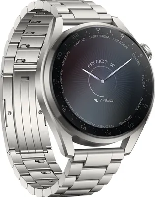 Obrázek produktu pro Huawei Watch 3 Pro 1,43", GPS (satelitní), AMOLED displej, dotykový displej, měřič srdečního tepu, vodotěsné, Bluetooth, Wi-Fi, titanově šedé