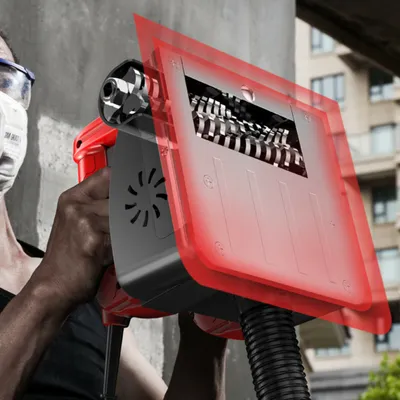 Obrázek produktu pro Elektrický hoblík na stěny Renovační frézka Bruska na stěny Fréza na omítku 1200W