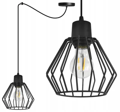 Productafbeelding van Hanglamp, plafondlamp, metalen kap, LED