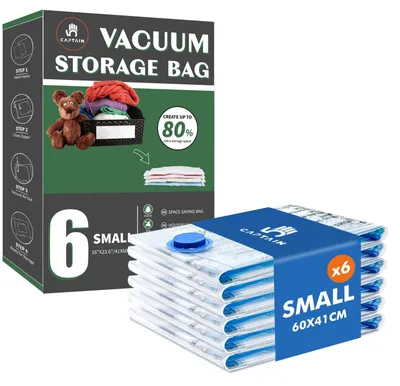 Obrázek produktu pro Vakuové sáčky na oblečení a ložní prádlo – sada 6 kusů