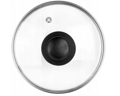 Produktbild von Universal Glasdeckel 16cm – Hitzebeständig bis 200°C – Mit Dampfauslass & Edelstahlrand – Spülmaschinenfest – Ersatzdeckel für Töpfe & Pfannen