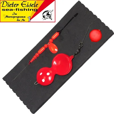 Produktbild von Dieter Eisele Doublettenlifter rot - Buttlöffel + Meeresvorfach, Gewicht:30g