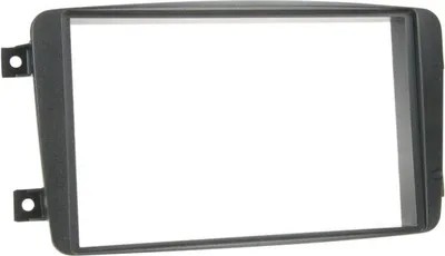 Image de Adaptateur de façade 2-DIN pour Mercedes Classe C / CLK/ Vito / Viano noir