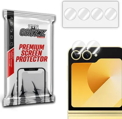 Produktbild von Glas für die Kamera GrizzGlass HybridGlass für Samsung Galaxy Z Flip 6