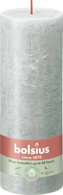 Produktbild von Bolsius Rustik Stumpenkerze 190/68 mm Jade Grün