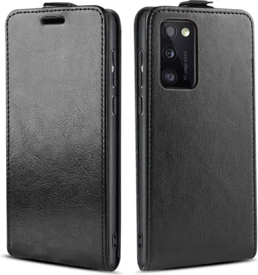 Produktbild von Handy Hülle für Samsung Galaxy A41 Magnet Cover Case Klapphülle Schutzhülle Farbe: Schwarz