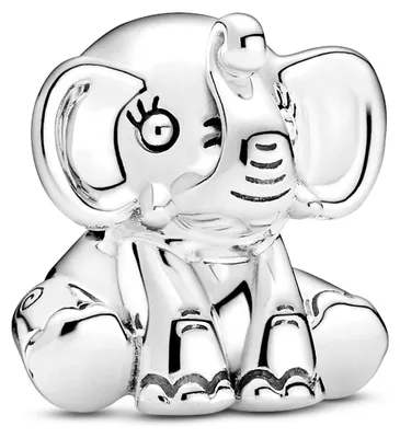 Produktbild von Pandora People Charm 799088C00 Ellie The Elephant Silber 925
