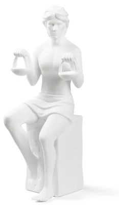 Produktbild von Goebel Figur Christel Zodiacs Sternzeichen Waage männlich, Biskuit-Porzellan, 67901051