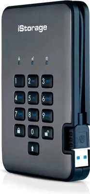 Produktbild von iStorage diskAshur PRO2 - 1000 GB - USB Typ-A - 3.2 Gen 2 (3.1 Gen 2) - 294 MB/s - 5 GT/s - Schwarz - Graphit