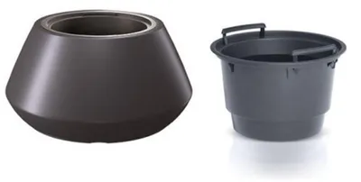 Obrázok produktu pre Kvetináč HEOS DMHET600 58,2cm antracit