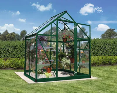 Image de Serre de jardin 2.3m² verte - Palram - 701635 - harmony
