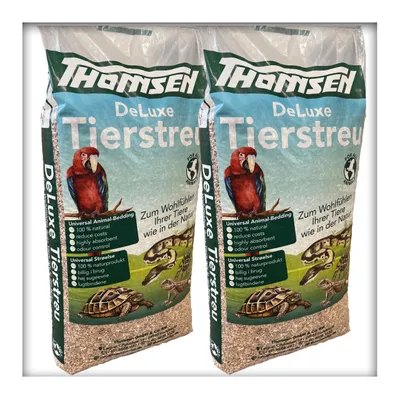 Produktbild von 30 kg DeLuxe Tierstreu Medium Buchenholz-Granulat Vögel, Nager, Reptilien