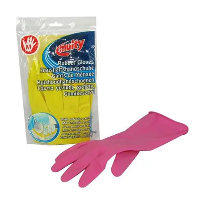 Produktbild von Multy Huishoud Handschoen Latex Medium (1 set)